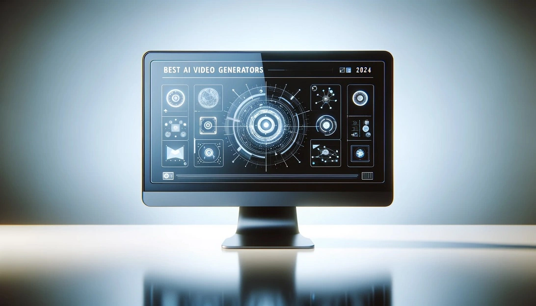 A minimalist image of Best AI Video Generators in 2024