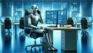 AI powered Phone Line An AI Robot on a Phone Call 1
