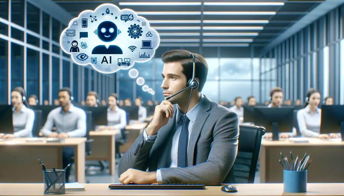 AI in call center - AI for your contact center - A professional thinking if he must start using AI - Bigly Sales