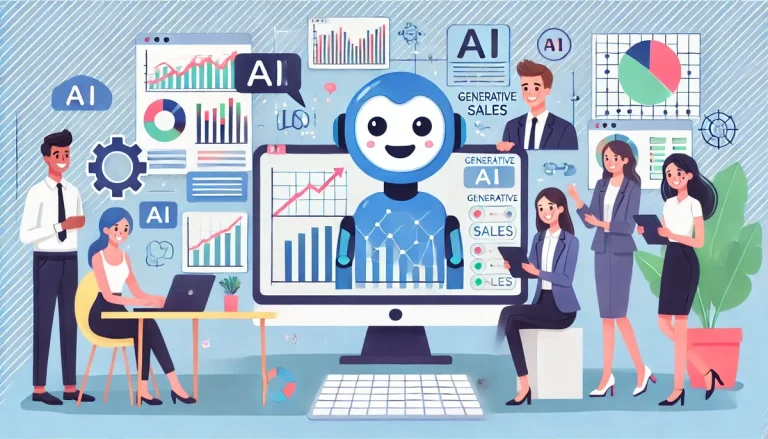 Generative AI for sales - AI at work - A sales team - Bigly Sales