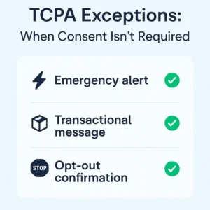 TCPA Exceptions