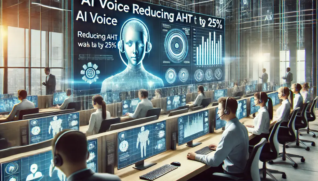 How AI Voice Cuts Average Handle Time by 25% in Call Centers