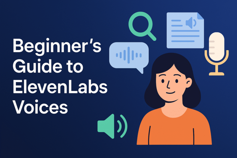 The Beginner’s Guide to ElevenLabs Voices
