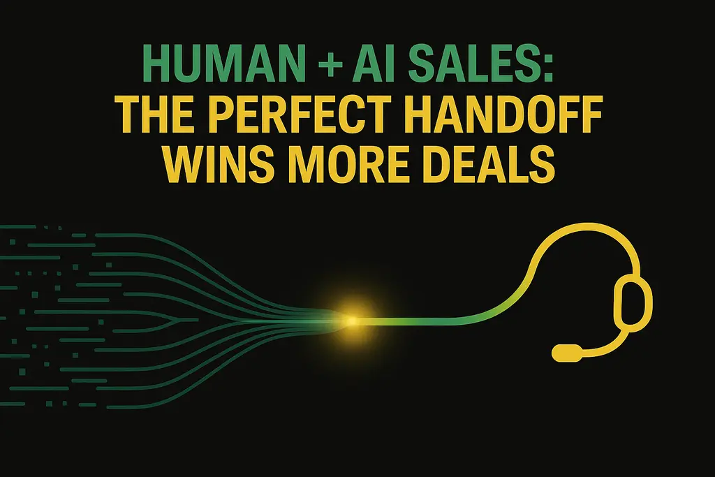 AI sales agent handoff to human sales agent during live qualification