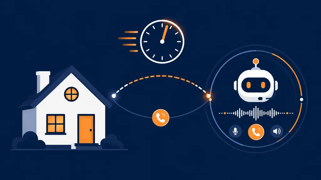 AI voice agent qualifying a real estate lead for an agent team