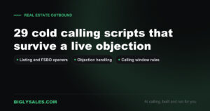 real estate cold calling scripts and ai tools featured